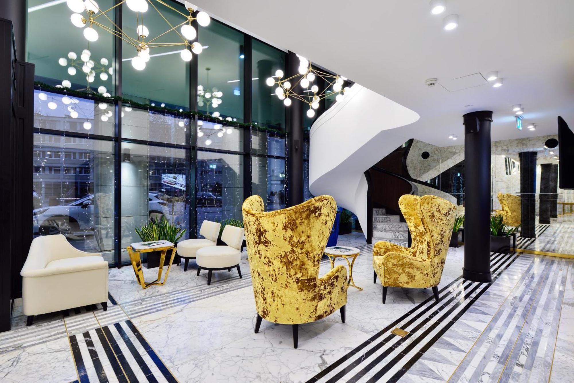 Hotel Ferreus Modern Art Deco Krasków Eksteriør bilde Lobby